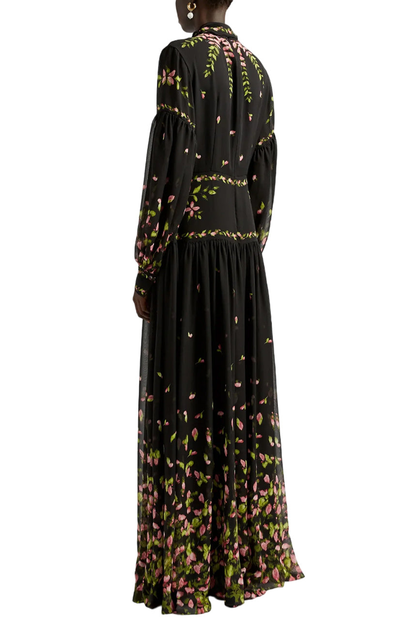 BLOUSON SLEEVE GOWN