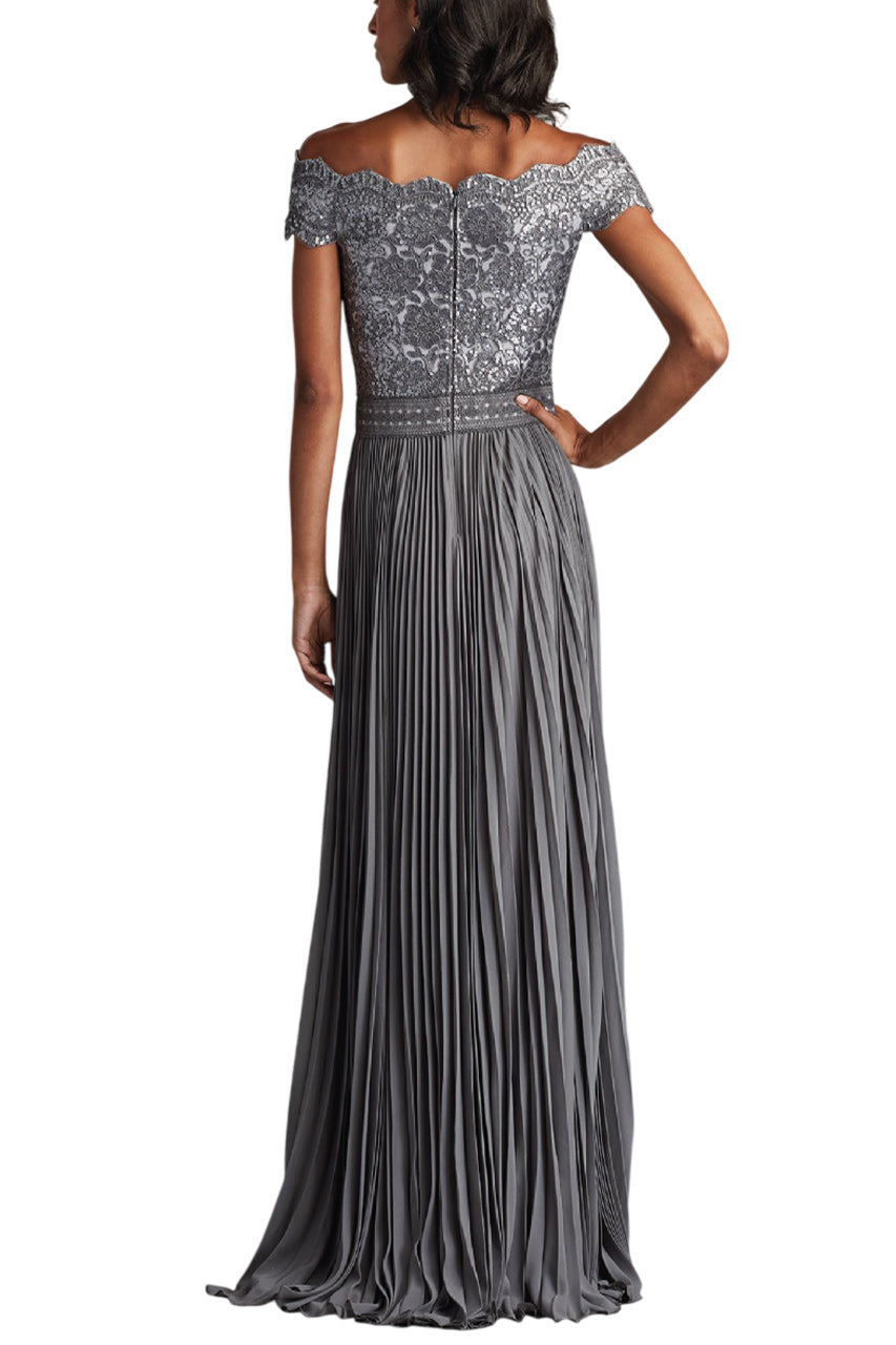 BODE SEQUIN EMBROIDERED LACE AND TULLE GOWN