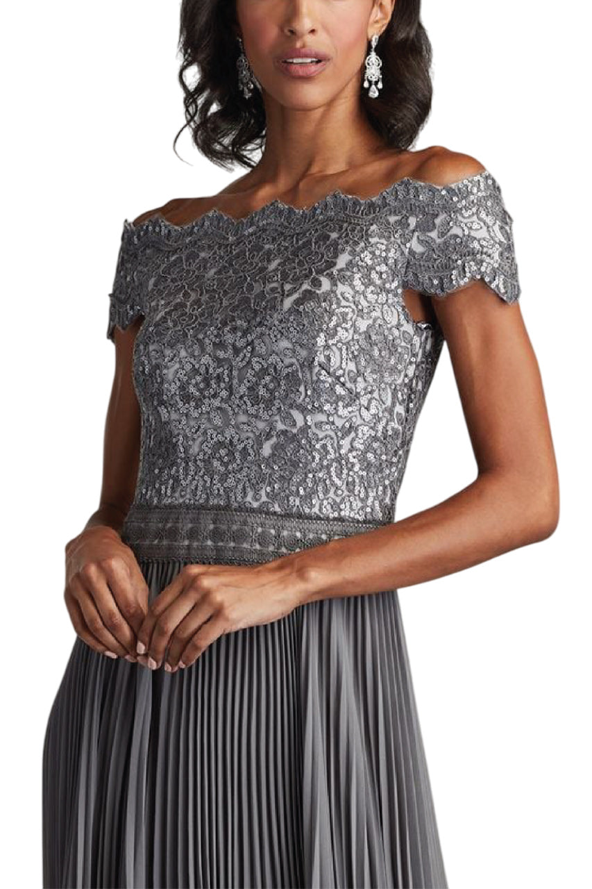 BODE SEQUIN EMBROIDERED LACE AND TULLE GOWN