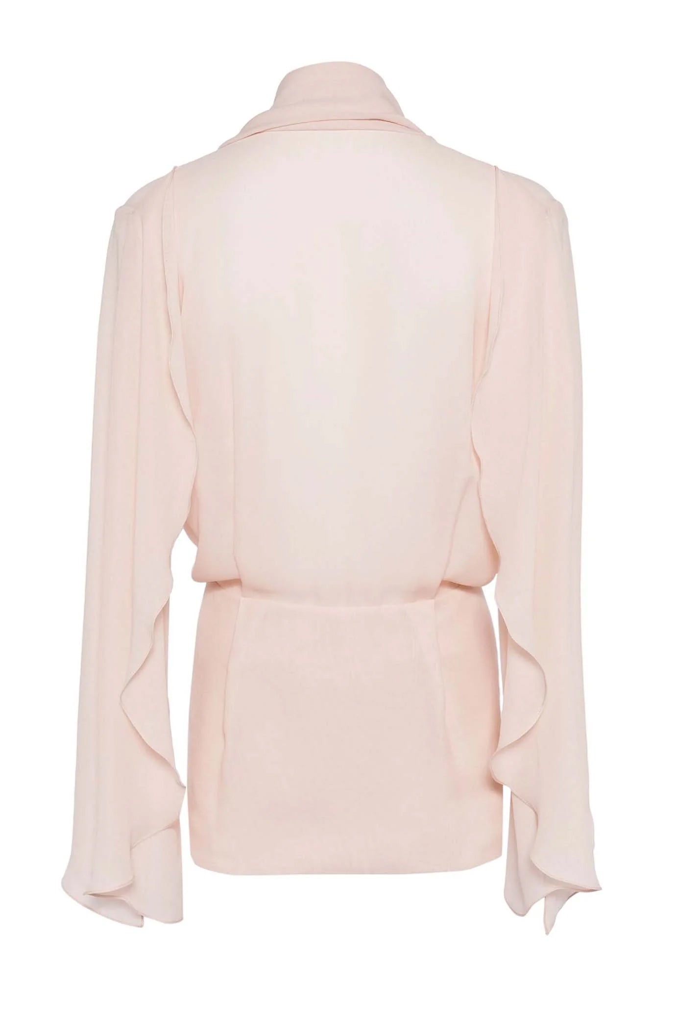 BUTTONED SILK BLOUSE