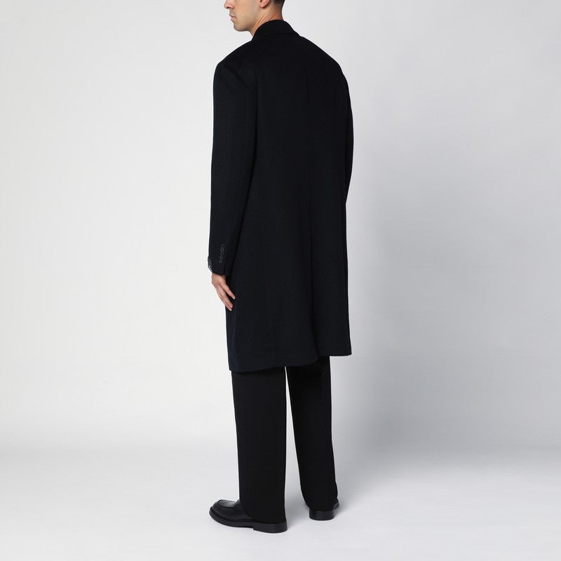 Blue London Double-breasted Coat