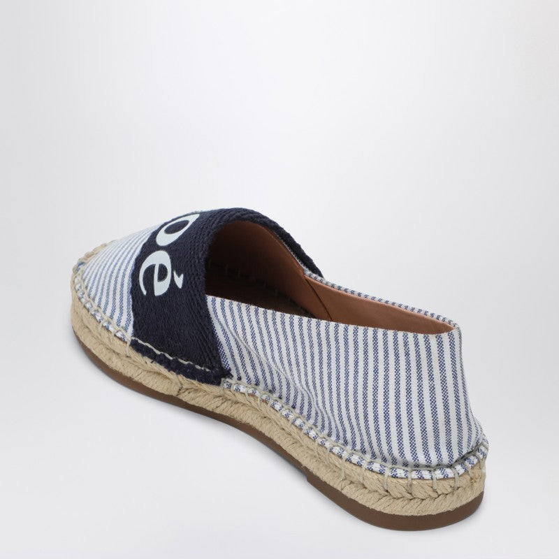Woody Striped Espadrilles With Logo