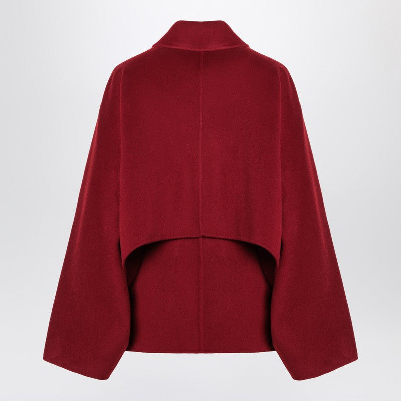 Camila Jacket In Burgundy Wool