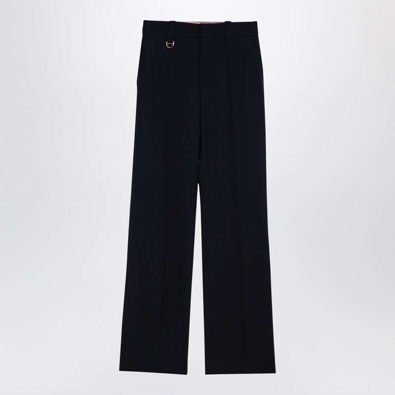 Blue Wool Trousers