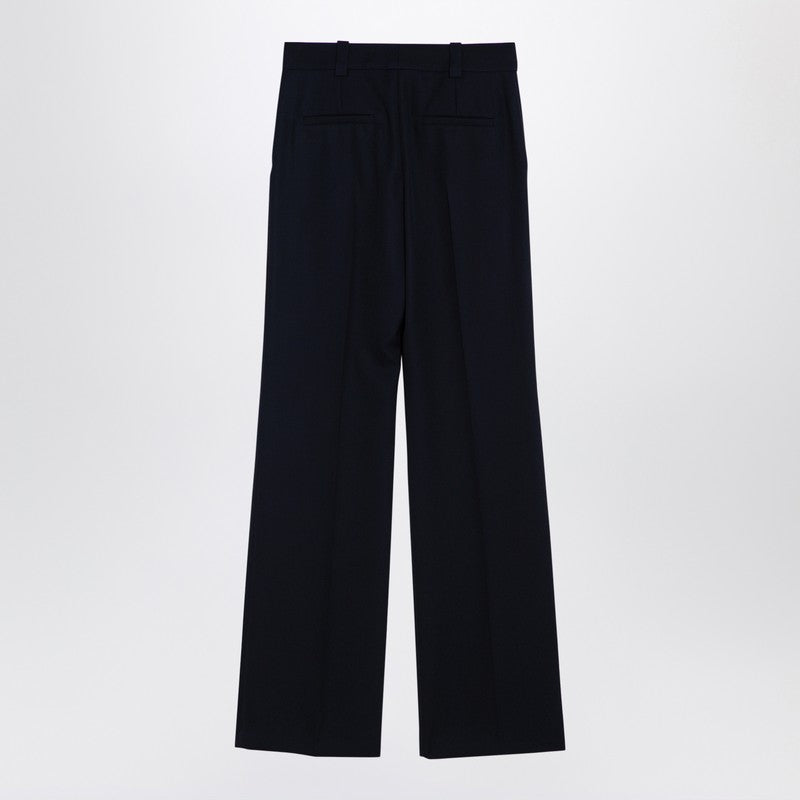 Blue Wool Trousers