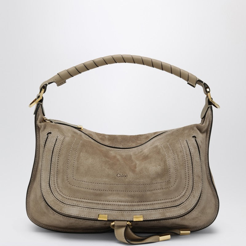 Marcie small bag in light brown suede