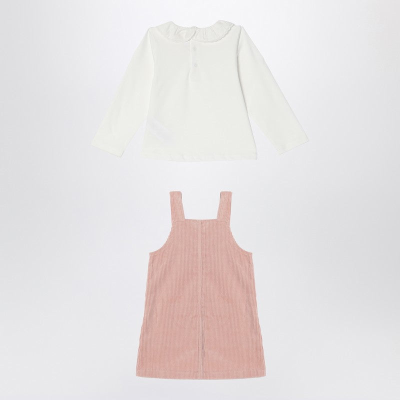 Ribbed Knit And Dress Ensemble
