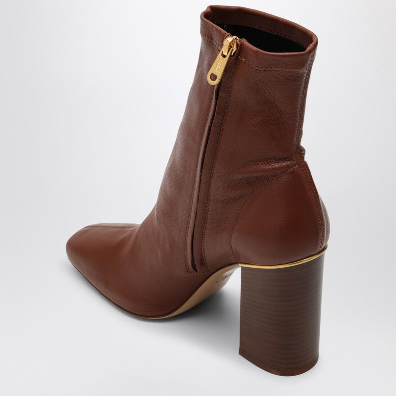 Cognac-coloured Ambre Ankle Boot
