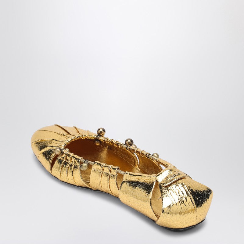 Metallic Gold Ballerina