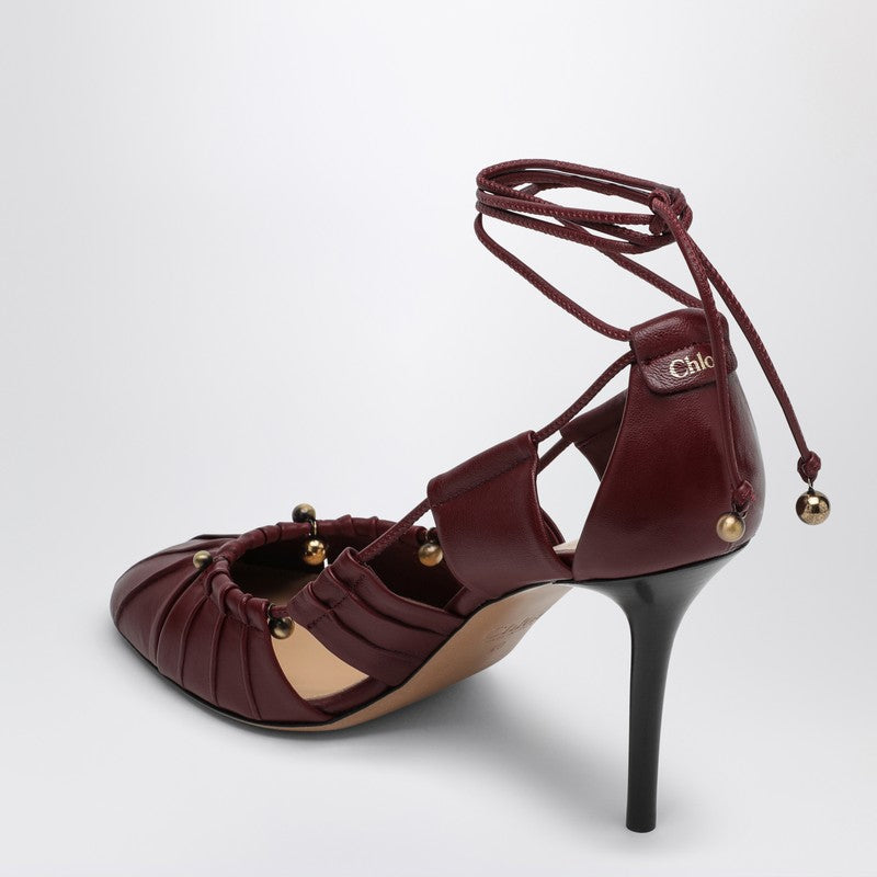 Decolleté Luna Bordeaux