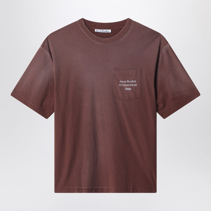 Logo short sleeved t-shirt Chocolate