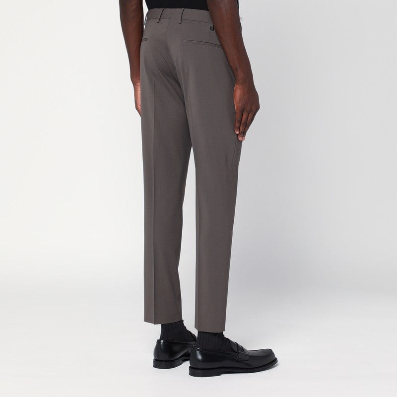Taupe Colour Wool Trousers
