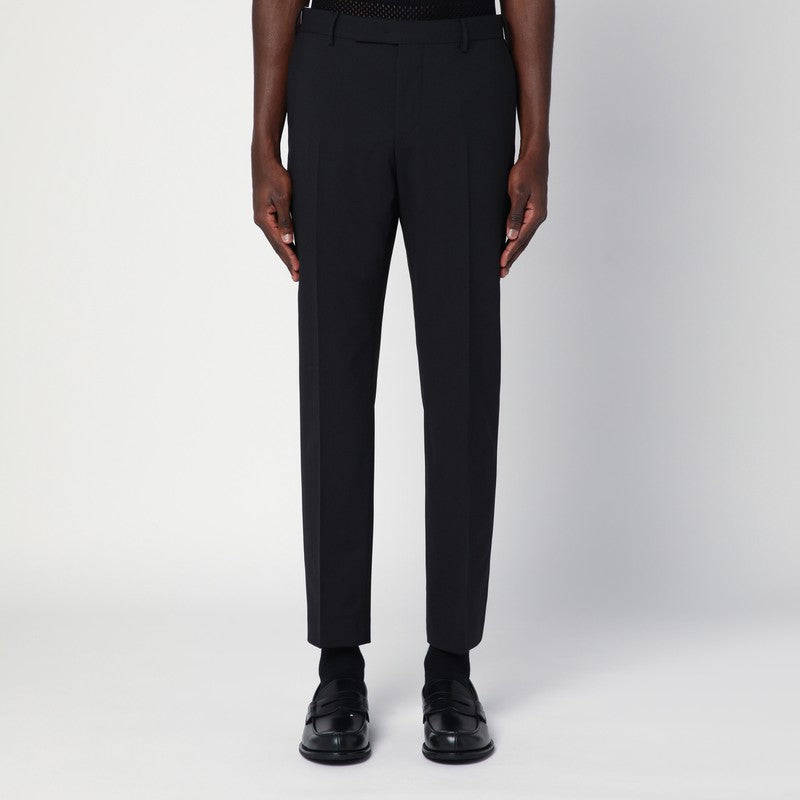 Black Wool Trousers