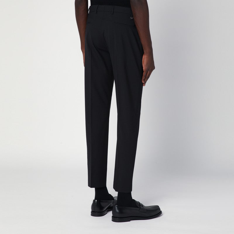 Black Wool Trousers