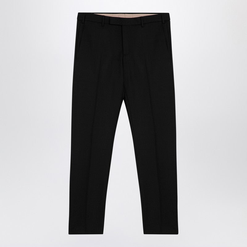 Black Wool Trousers