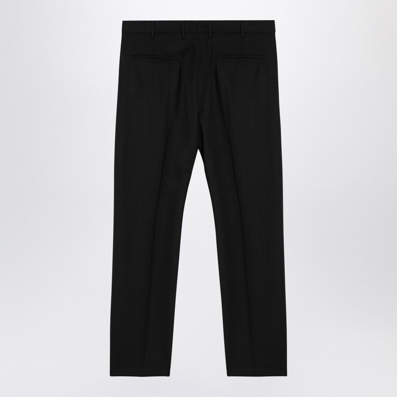 Black Wool Trousers