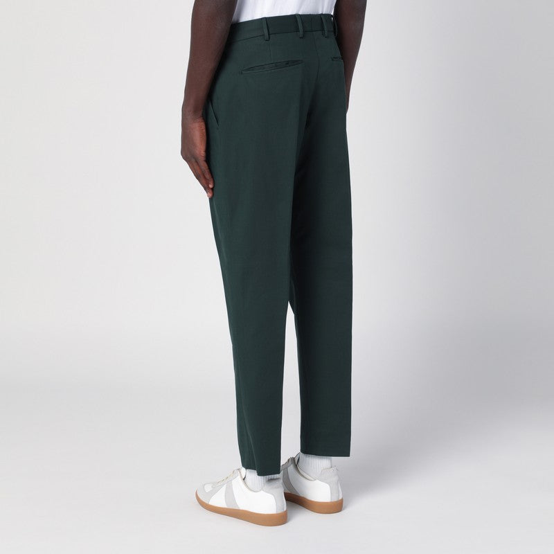 Dark Green Cotton Trousers