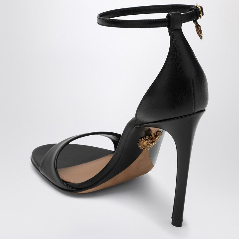 Black Patent Leather Devotion Sandals