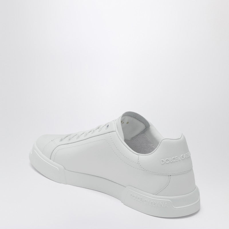 White Portofino sneakers in leather