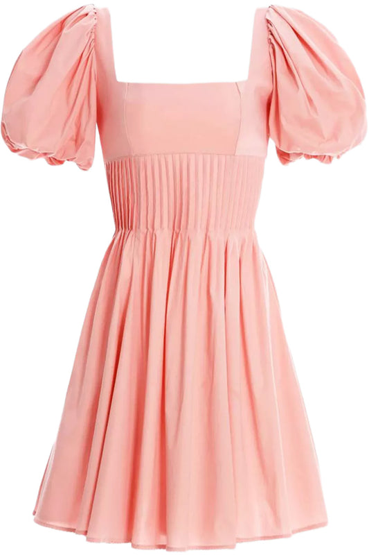 CARAMELO GARZA PINK MINI DRESS