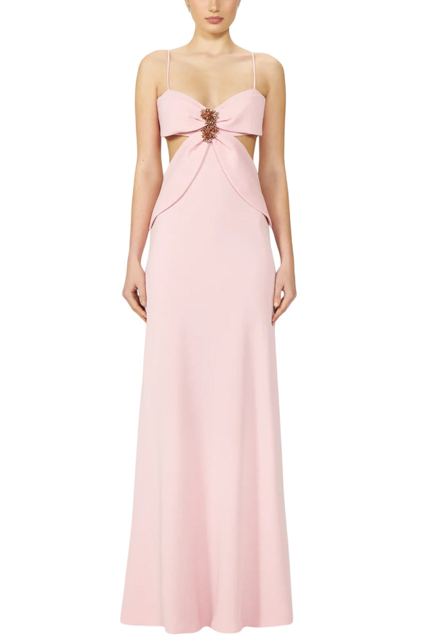 CARICE CUTOUT CREPE GOWN