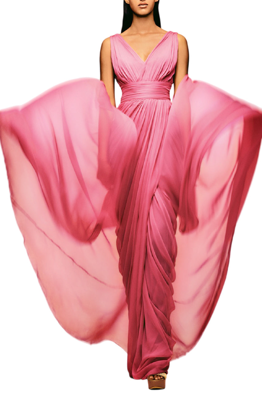 CHIFFON GOWN
