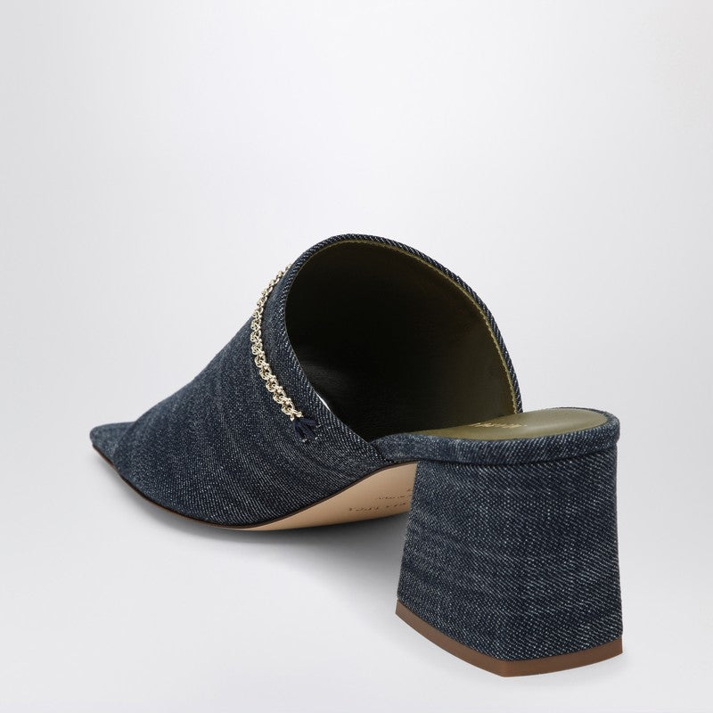 Messalina Blue Denim Sandals