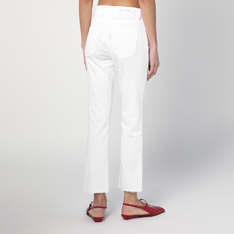 White Clar Bootcut Jeans