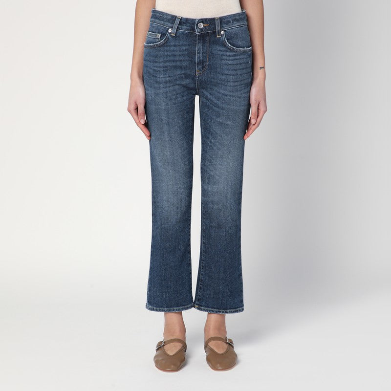 Washed Blue Clar Bootcut Jeans