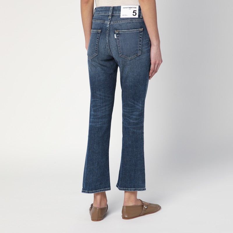 Washed Blue Clar Bootcut Jeans