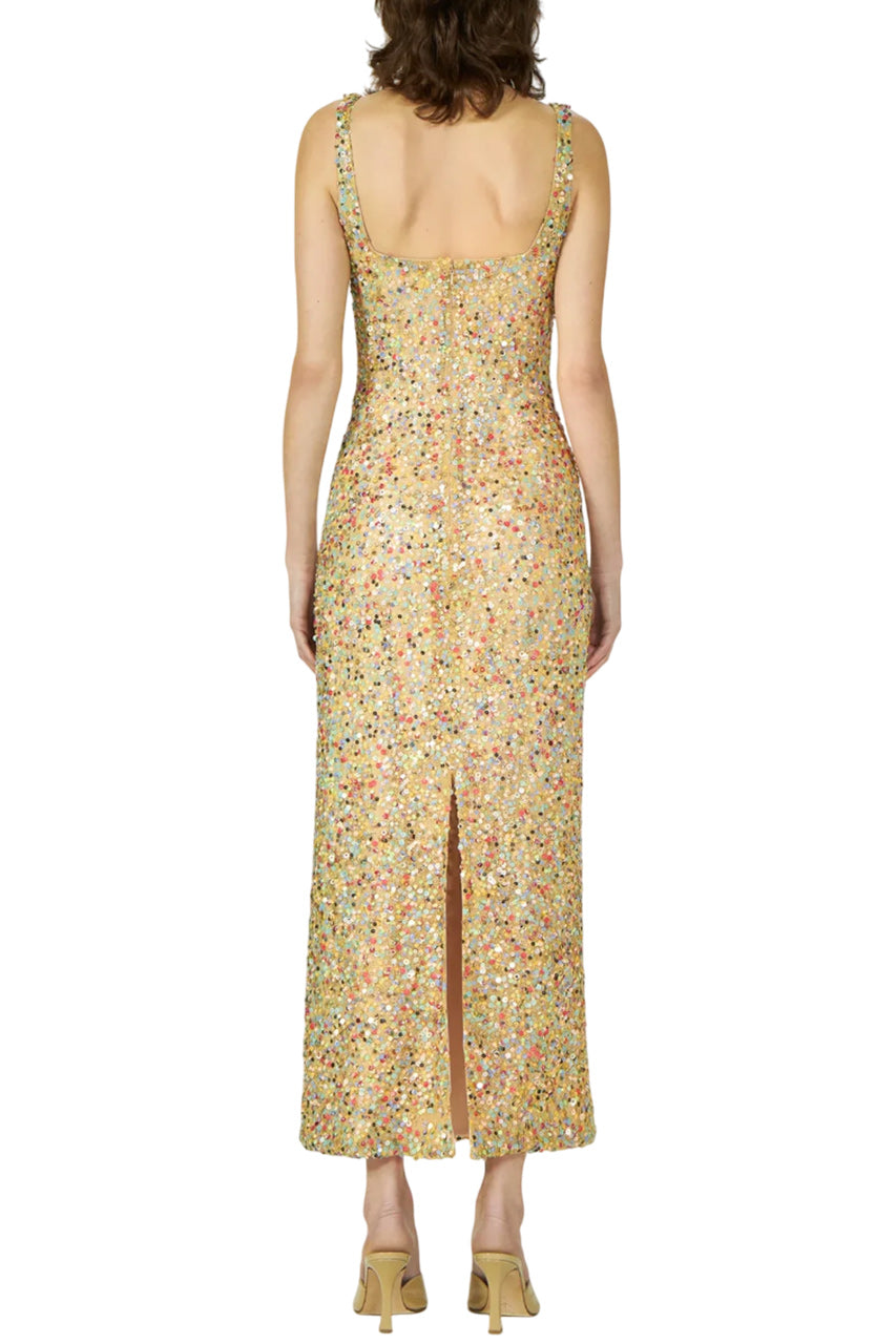 DASHA SEQUIN MEDLEY DRESS