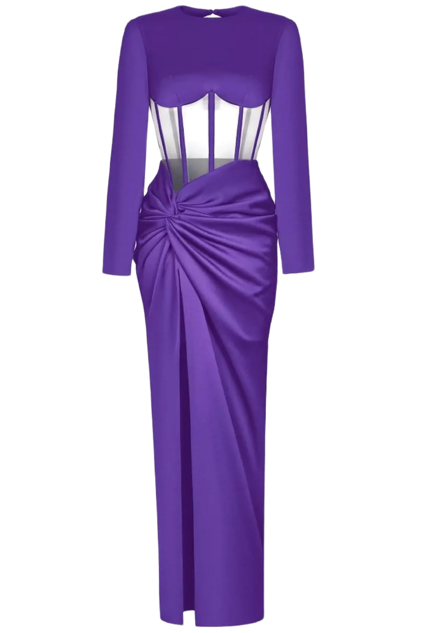 DRAPED CORSET GOWN