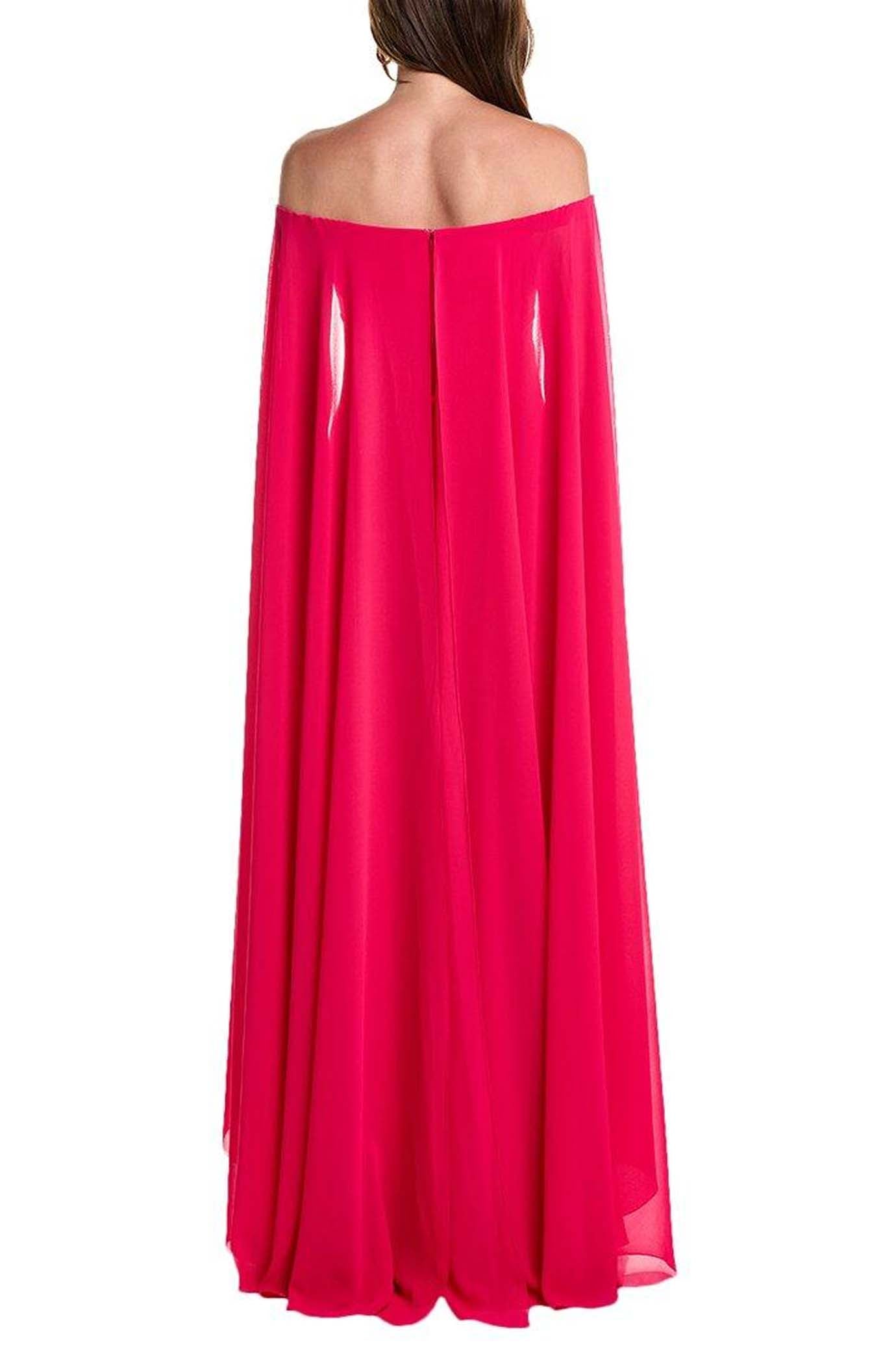 DRAPED GOWN IN CHIFFON