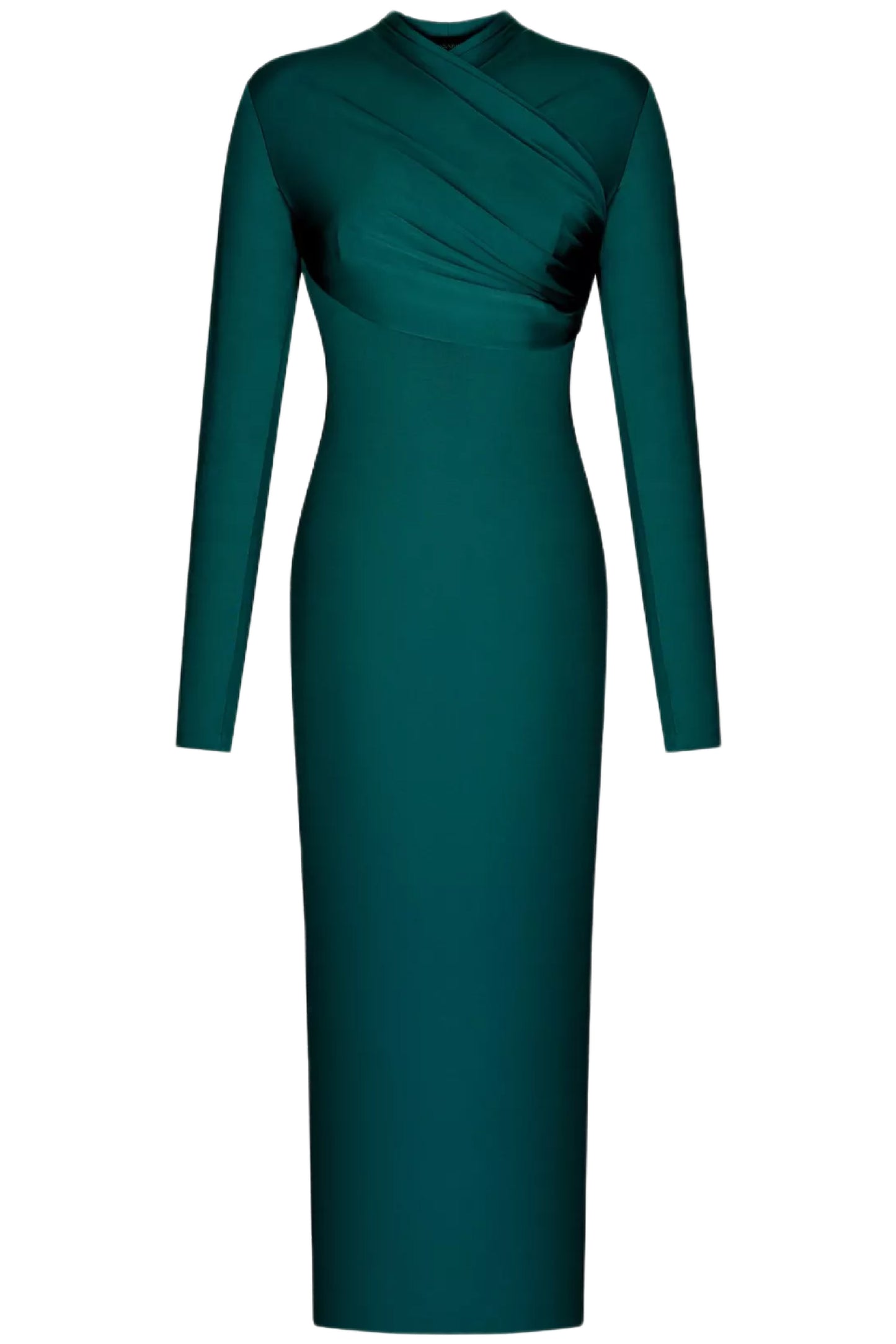 DRAPED JERSEY DRESS