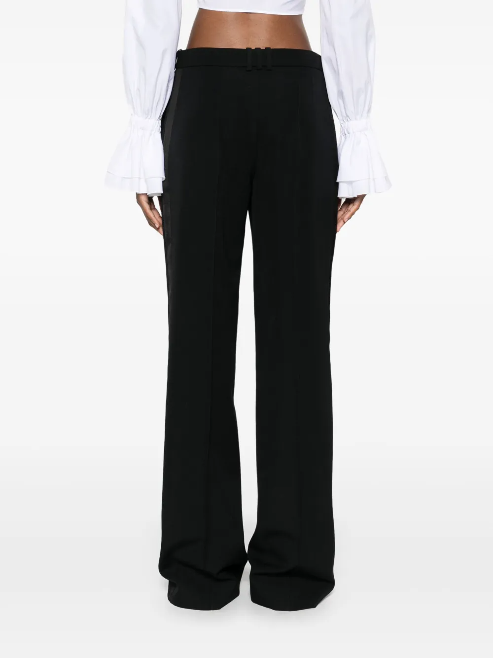 TAILORED GRAIN DE POUDRE TROUSERS