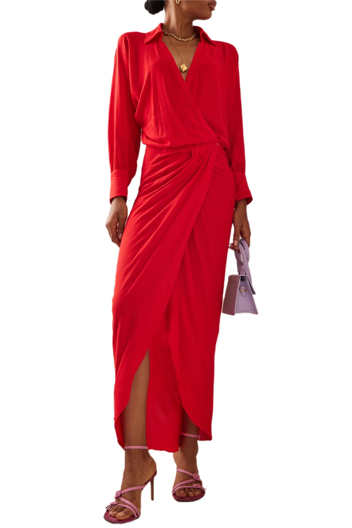 EL OASIS WRAP DRESS