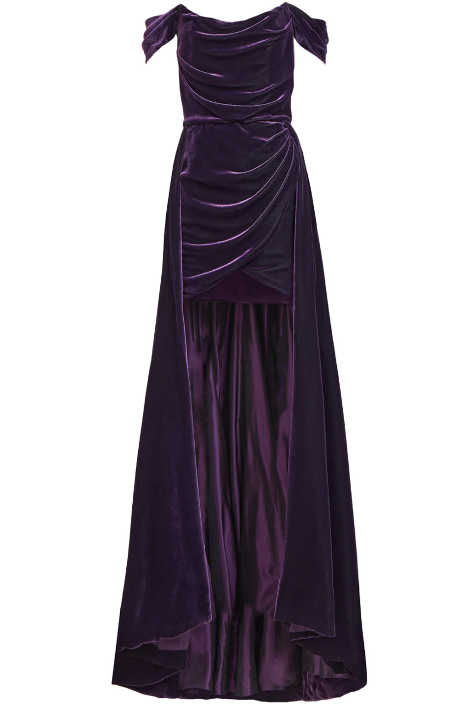 EVERLEE SILK VELVET GOWN