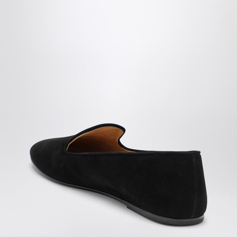 Lippi Black Suede Loafer