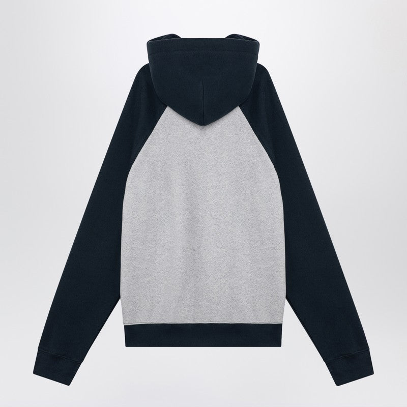 Light Grey/navy Blue Hoodie