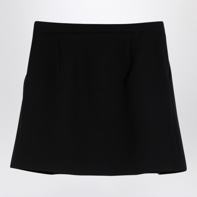 Mini Wrap Skirt In Pied De Poule