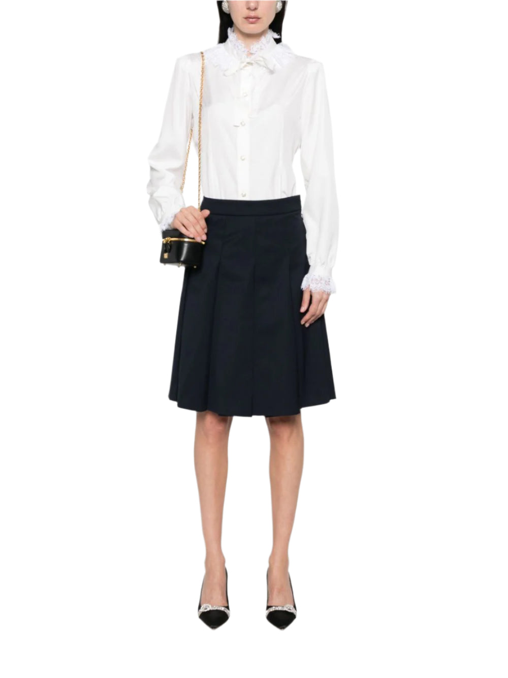 PLEATED MINI SKIRT