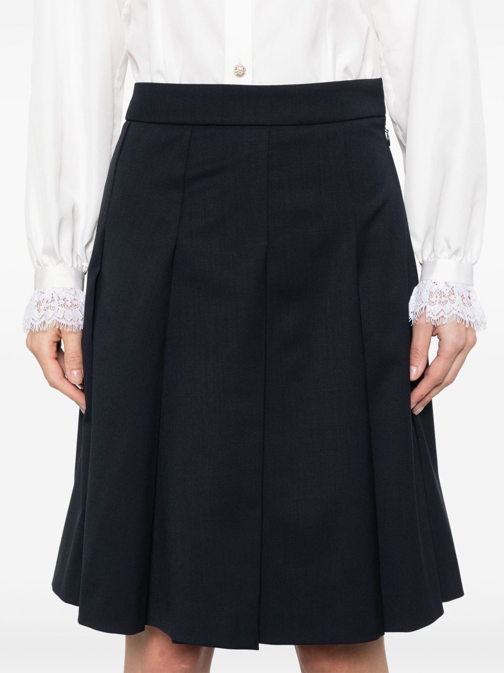 PLEATED MINI SKIRT
