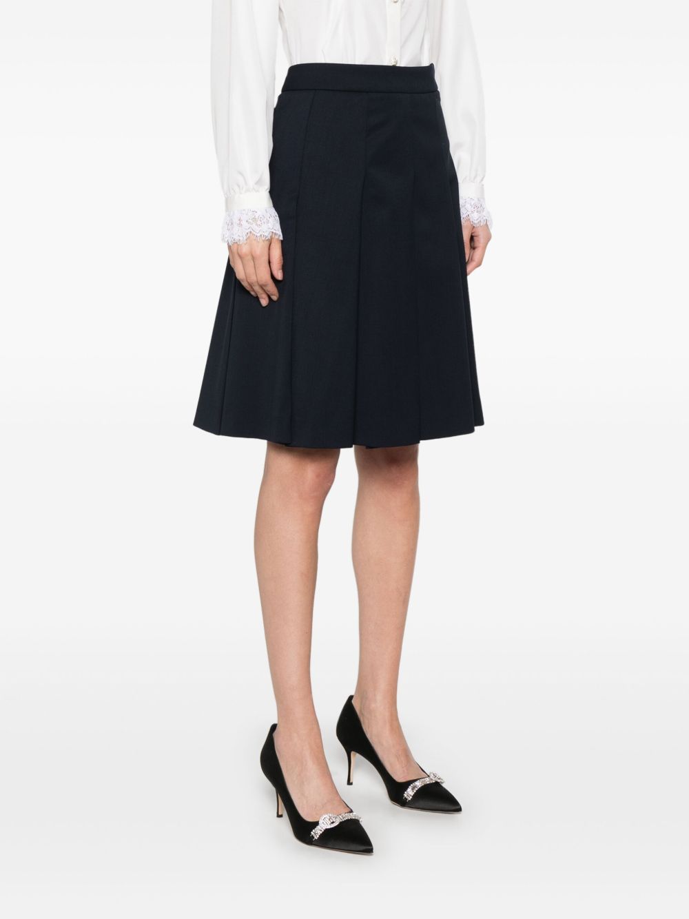 PLEATED MINI SKIRT