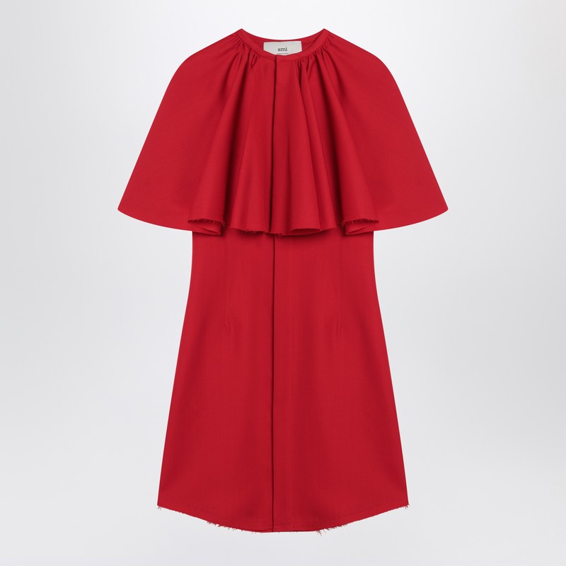 Mini Red Wool Dress