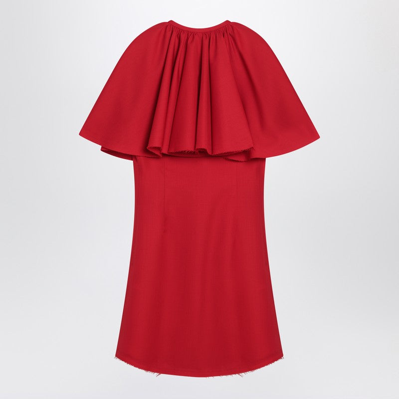 Mini Red Wool Dress
