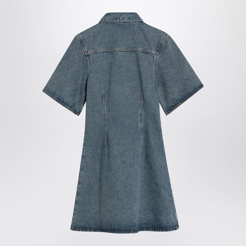 Mini Dress Ami De Coeur In Denim