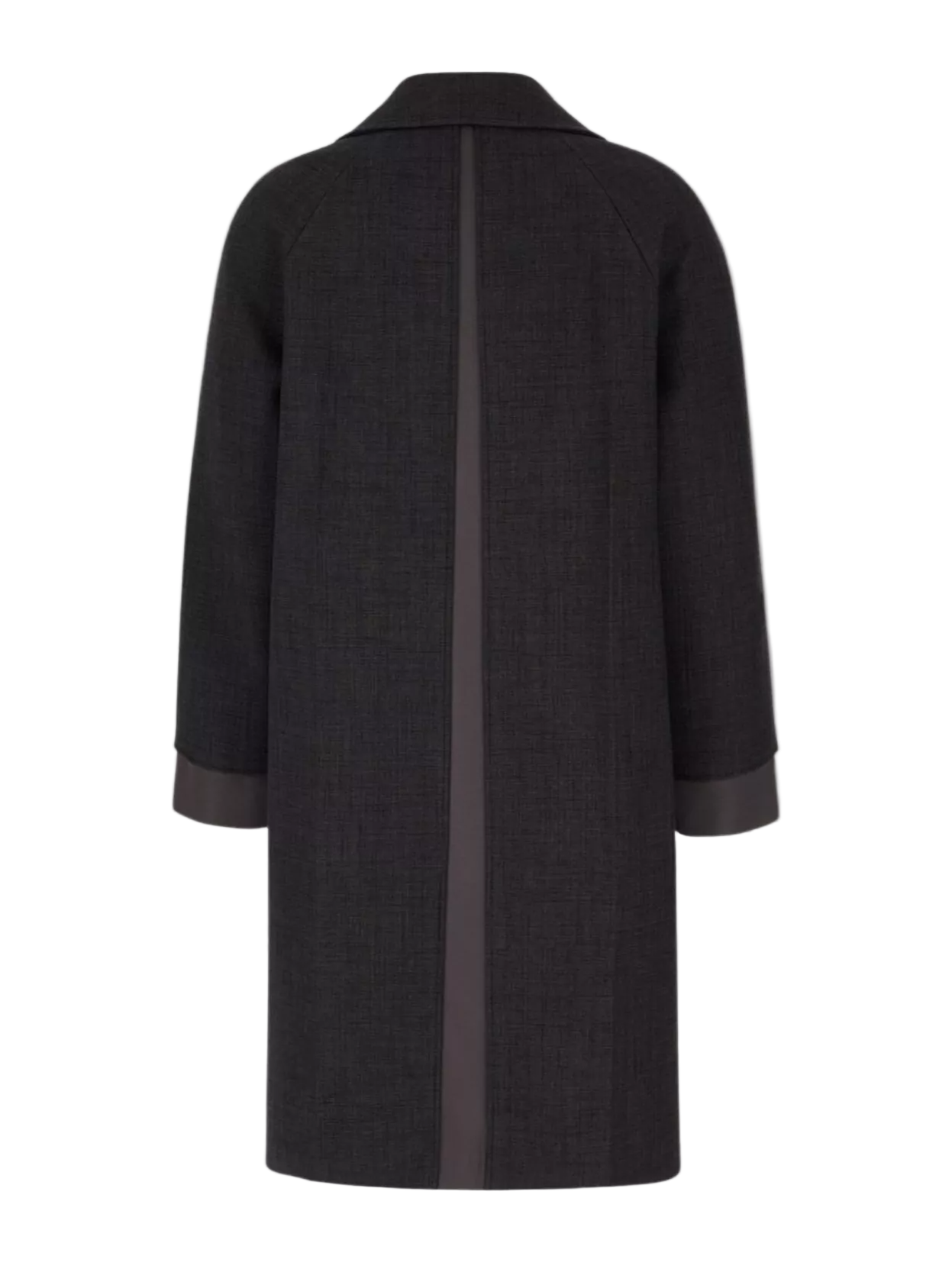 LONG SLEEVE COAT NOTCHED LAPELS