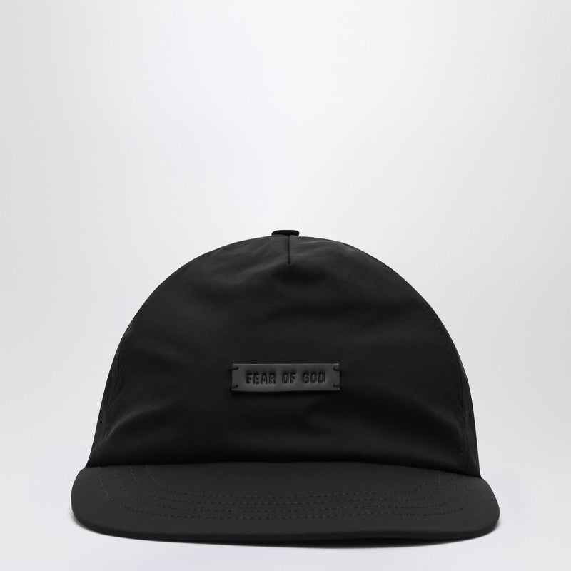 Black Nylon Baseball Cap