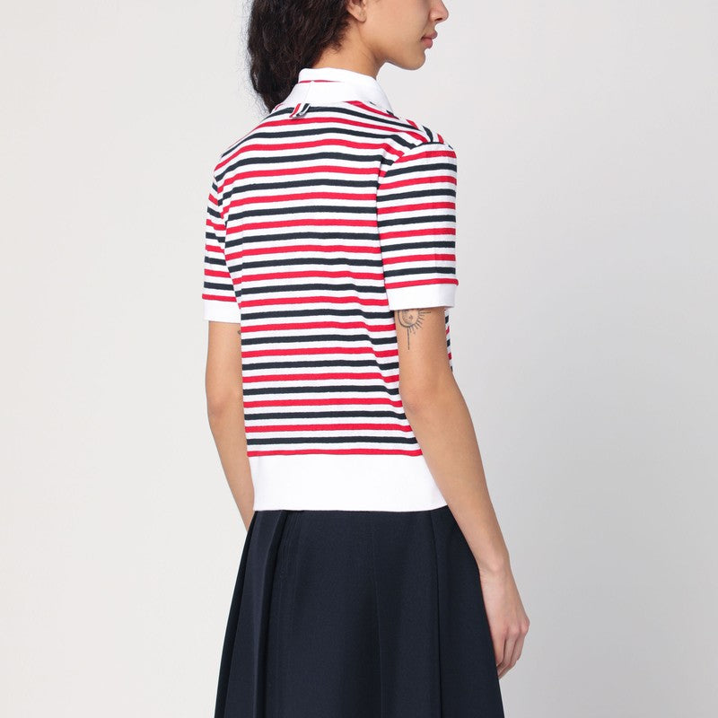 Striped Cardigan In Linen