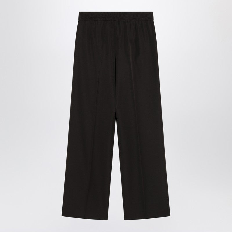 Brown wool trousers